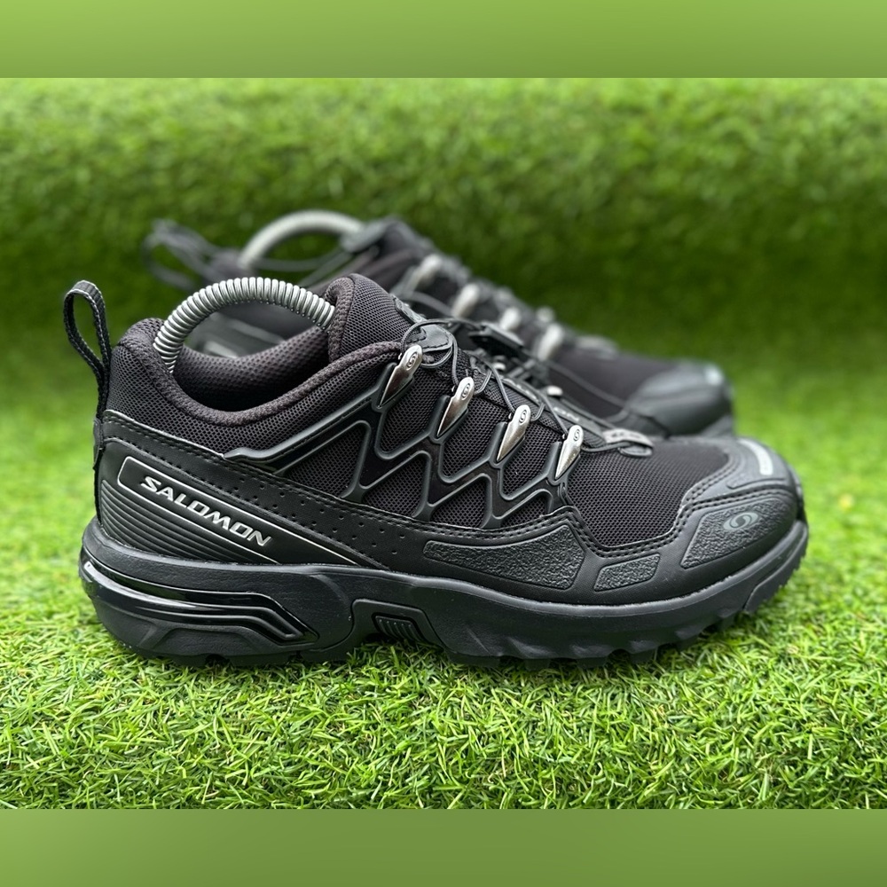 Shoes Salomon ACS + All Black Brand New Sneakers 7M/8W US Trail Running - Picture 5 of 6
